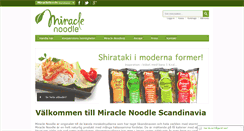 Desktop Screenshot of miraclenoodle.se